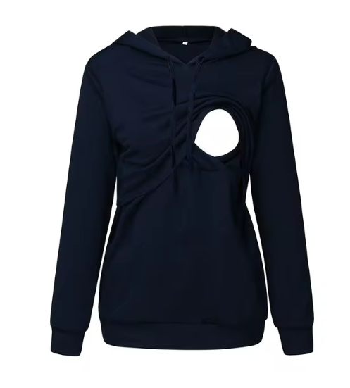 Maternity Nursing Hoodie Sweatshirt | Streetwear
