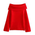 Solid Color Pullover Sweater | Streetwear