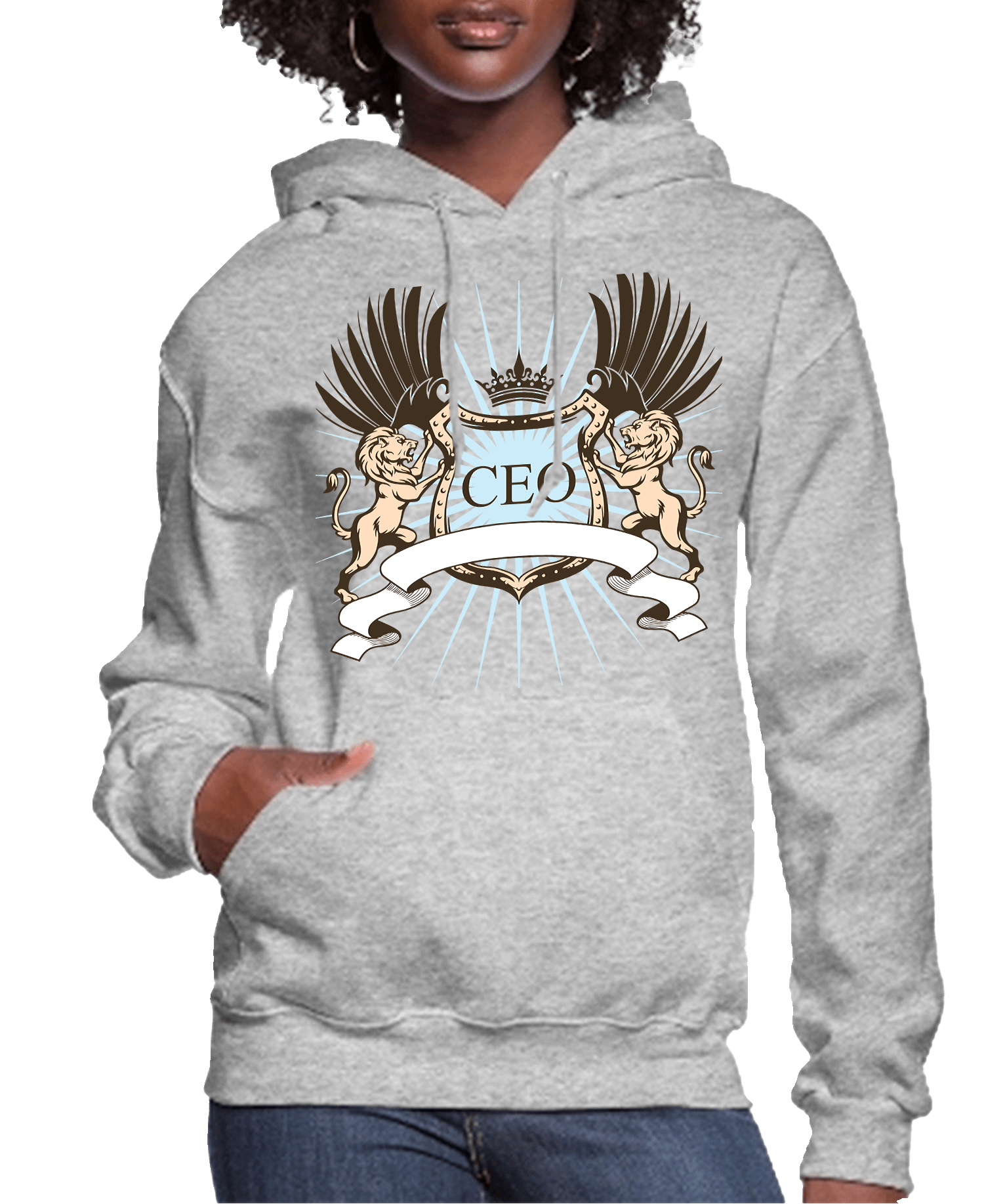 CEO Lion Crest Women’s Hoodie | Streetwear