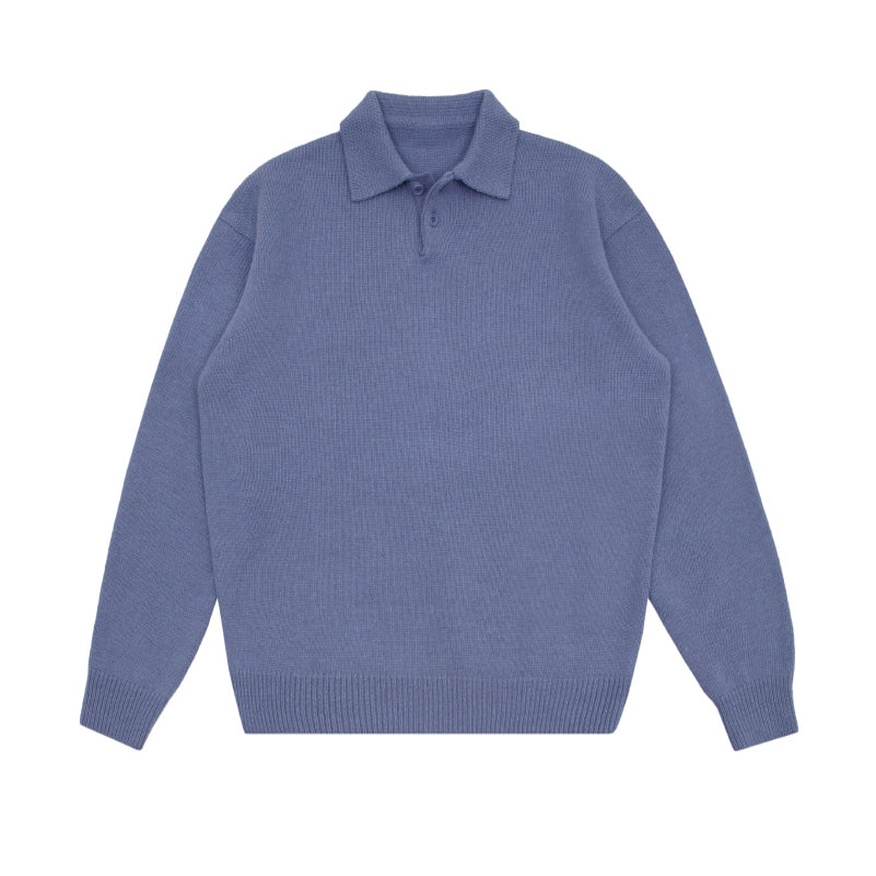 Men's Trendy Loose Lapel Sweater for Autumn