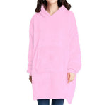 Men And Women Can Wear Zipper Flannel Lazy Blanket