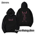 Black Pink Printed Hoodie for Men and Women - Casual Wear | Streetwear