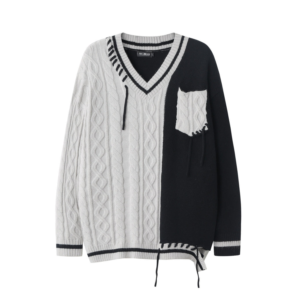 Loose Knitted Sweater for Autumn and Winter