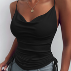 V-neck Spaghetti Strap Camisole Tops for Women