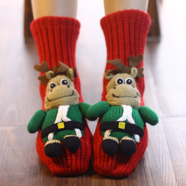 Thickened Middle Tube Adult Christmas Socks