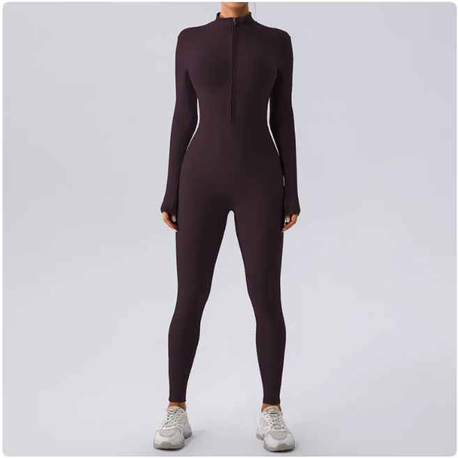 Fleece-Lined Yoga Jumpsuit