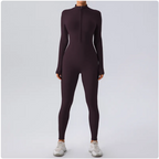 Fleece-Lined Yoga Jumpsuit