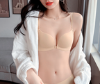 Women's Beauty Back Underwear Set with Front Buckle