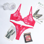 Women's Multi-color Lace Underwear Set
