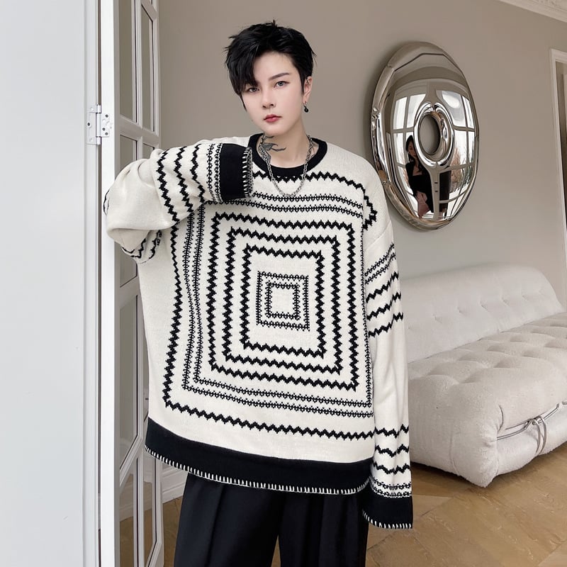 Trendy Korean Men's Sweater by National Brand