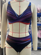 2023 Women's Triangle Back Bikini Set Plus Size