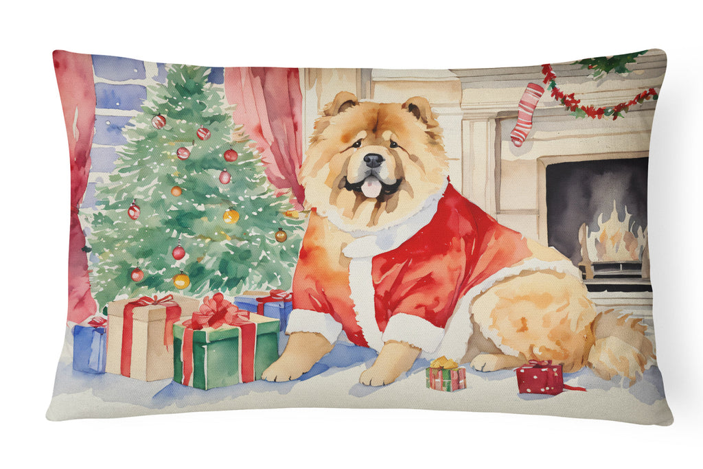 Chow Chow Christmas Throw Pillow