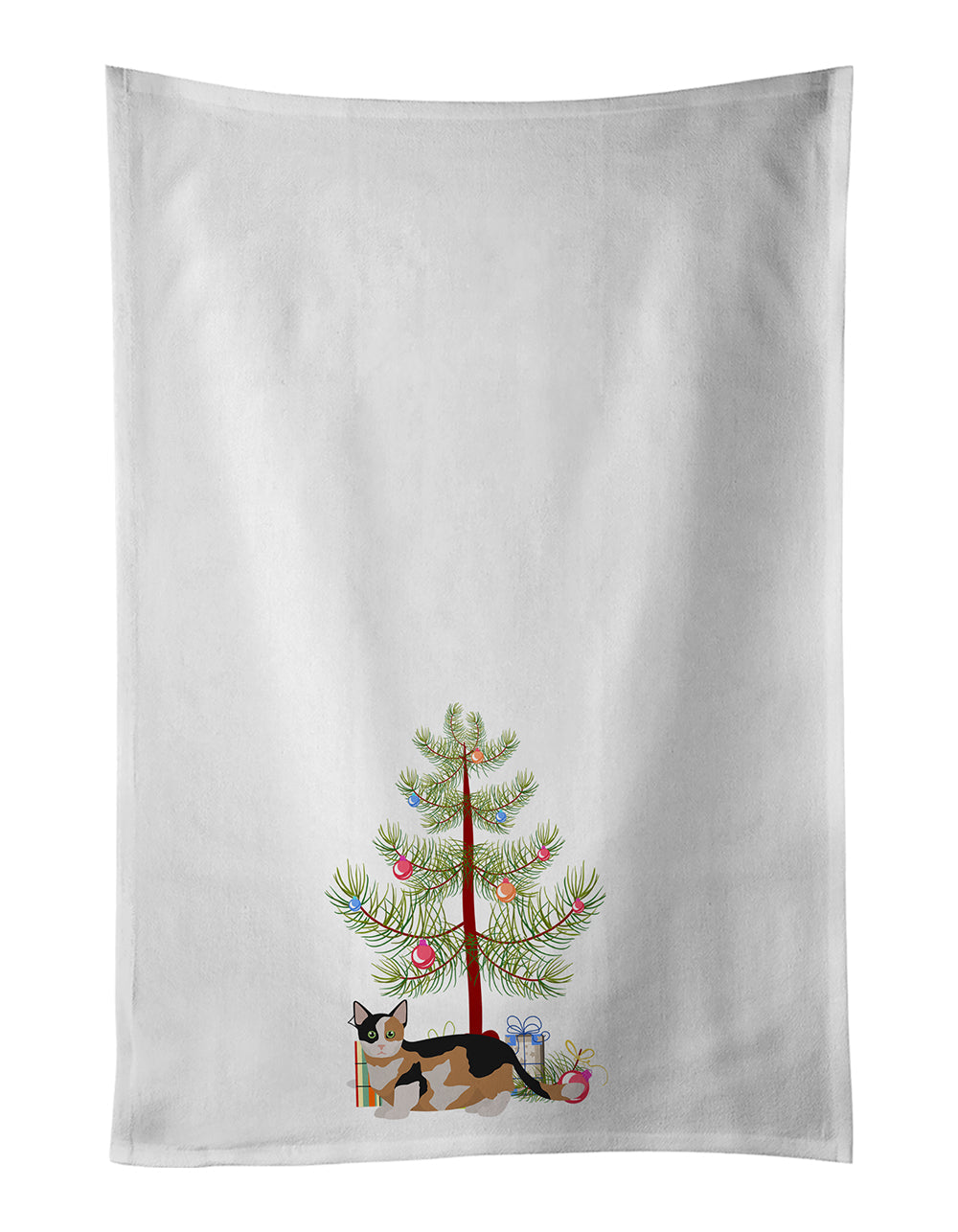 Munchkin Cat Christmas Kitchen Towel Set of 2