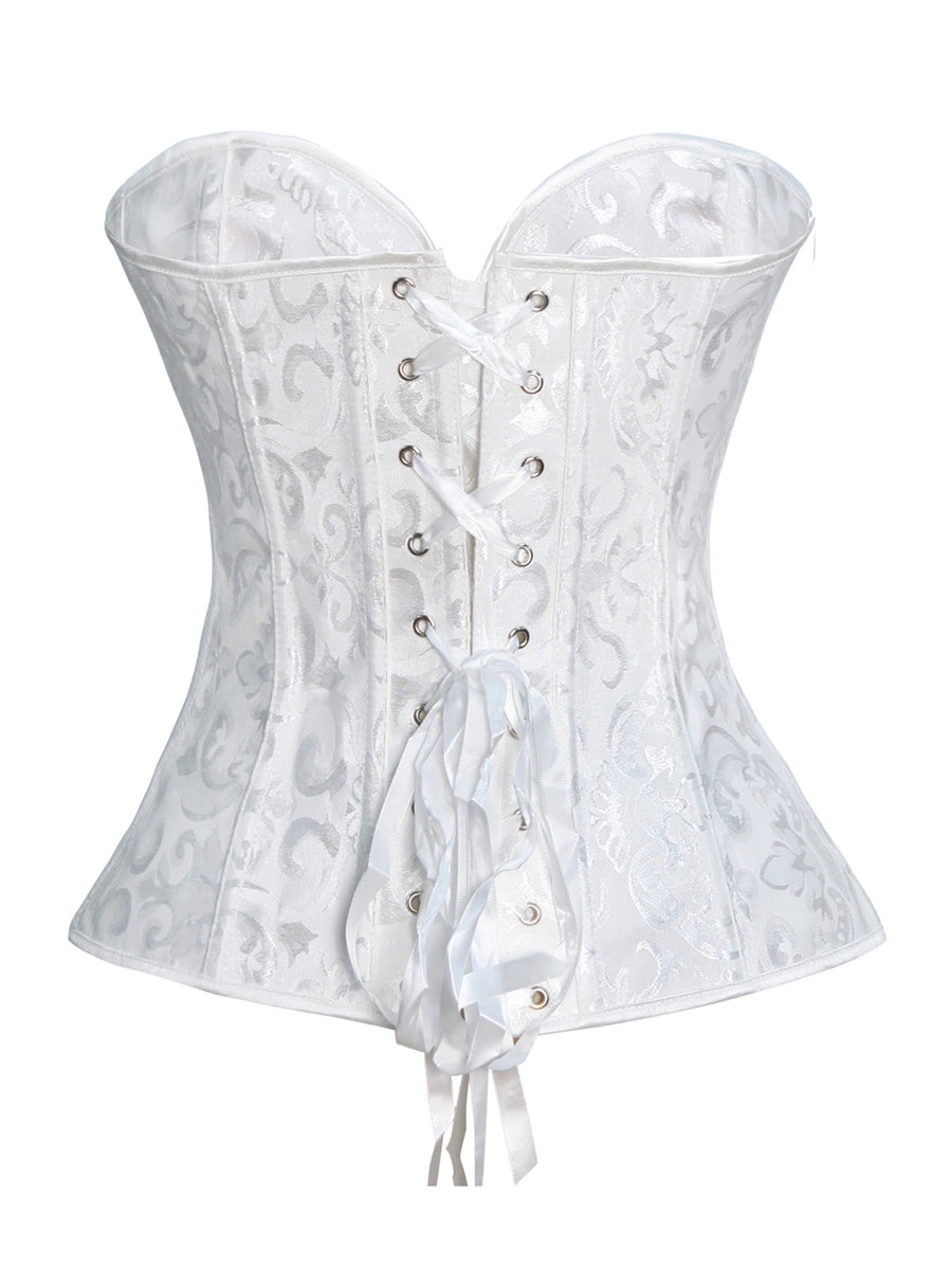 Plus Size Off Shoulder Corset Body Shaper for Women