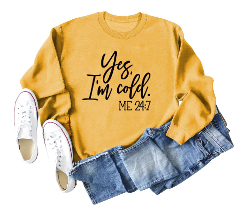 Retro Women's Cotton Crew Neck Letter Print Sweatshirt | Streetwear