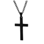 Cross Necklace with Bible Verse Design