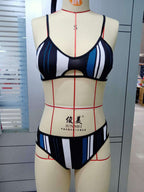 2020 Trendy Striped Bikini for Cross-Border Fashion