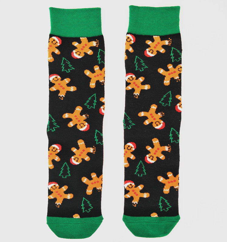 Christmas and Halloween Cartoon Socks (Couple's Set)