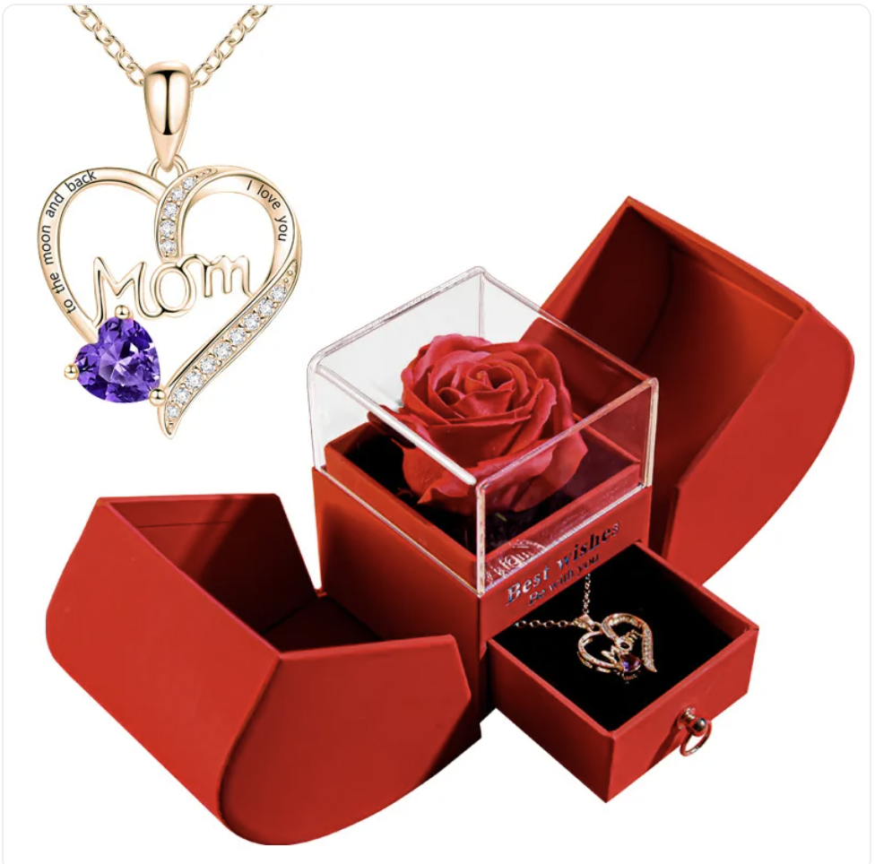 Christmas Necklace Jewelry Box Set
