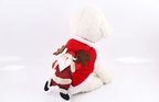 Winter Fleece Reindeer Outfit for Dogs (Bichon)