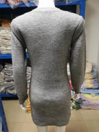 Solid Color Round Neck Sweater