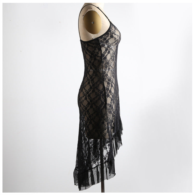 Transparent Lace Cami Dress - Women's Sexy Lingerie
