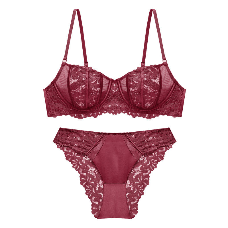 New French Lace Lingerie Set for Women (Bra & Panty)
