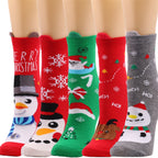 Women's Jacquard Warm Socks for Christmas Style