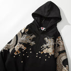 Men's Hoodie with Chinese Phoenix Embroidery Design | Streetwear