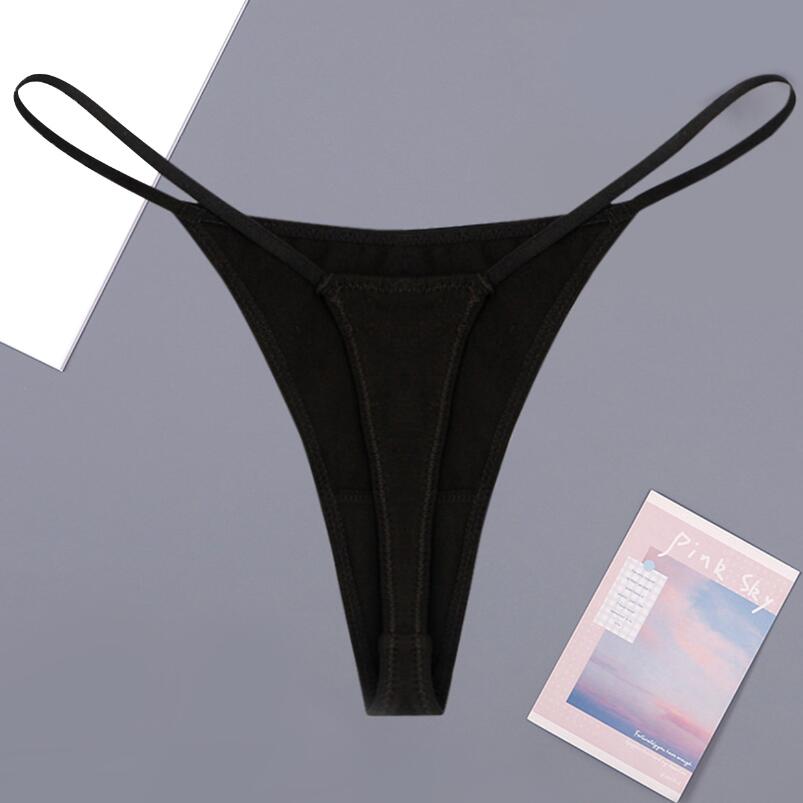 Halloween Printed Ice Silk Seamless Thong with Thin Straps