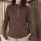 Women's Fleece Base Half Zip Top