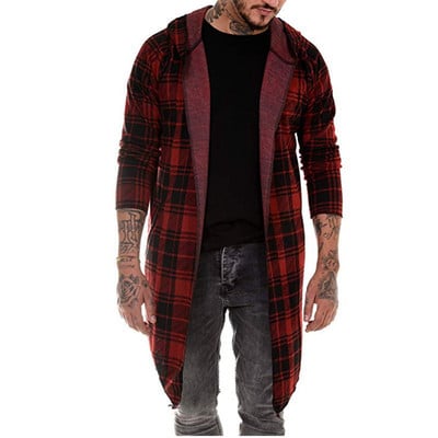 Men's Casual Plaid Color Block Sweater