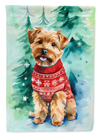 Norfolk Terrier Christmas Garden Flag