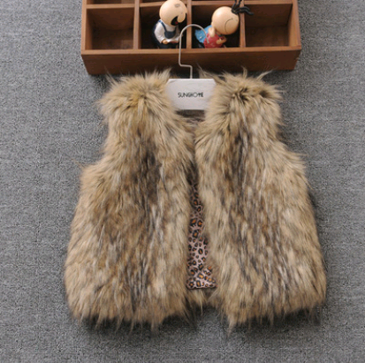 Warm Fur Vest for Kids - Thick Cotton Coat for Boys & Girls