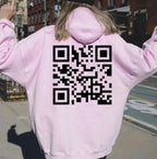 QR code hoodie | Streetwear