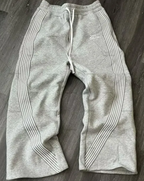 Striped Fleece Lined Pants