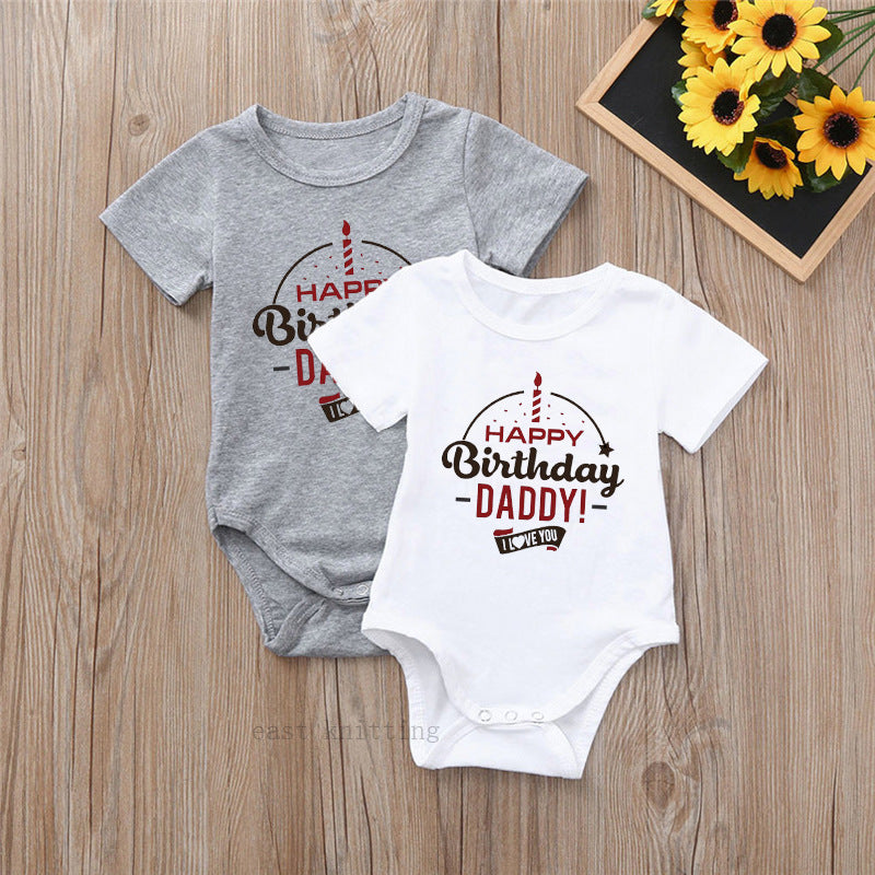 Baby Princess Short Sleeve Bodysuit for Infants XH349GY