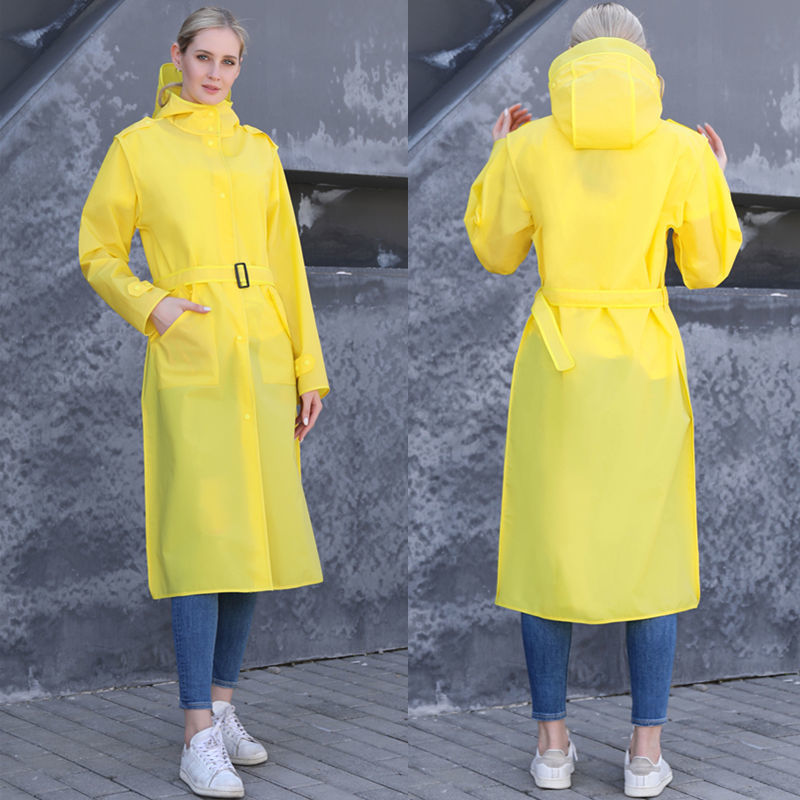Transparent Waterproof Windbreaker for Outdoor Hiking