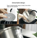 Stainless Steel Floating Pet Water Bowl, Anti-Spill Slow Drinking Dish for Cats and Dogs, Food-Grade 304 Steel, 2L / 3L