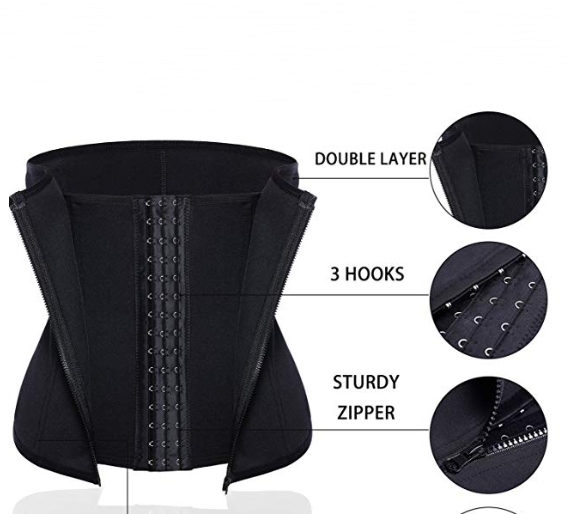 Sport Shaping Bodysuit with Three Rows of Hooks