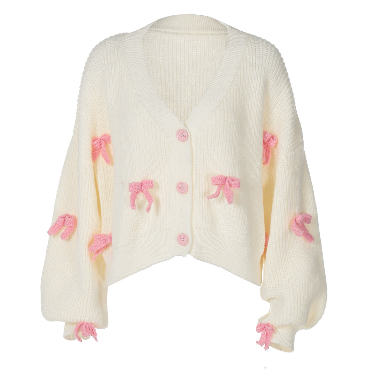 Bow Decoration Women's Sweater