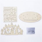 Christmas Wooden Table Decoration and 3D Ornament