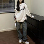 Retro Lady Hoodie for Street Racing Enthusiasts | Streetwear