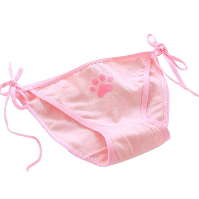 Cute Lolita Animation Print Low Waist Ladies Panties