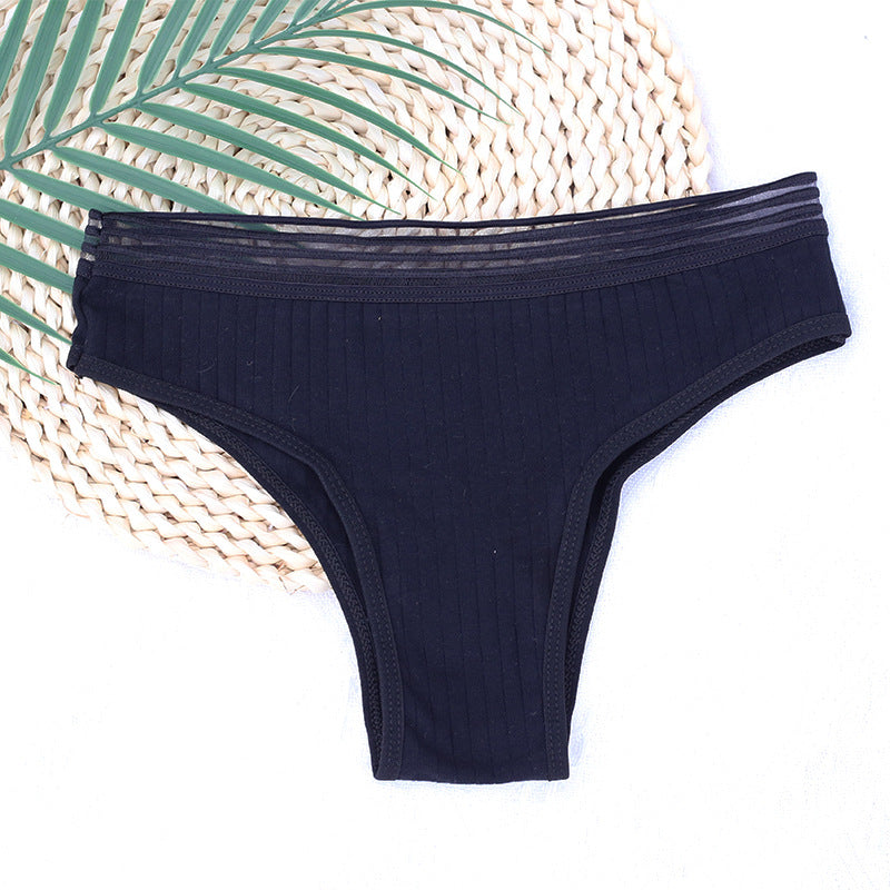 Cross-Border Women's Cotton Thong Underwear (Plus Size)