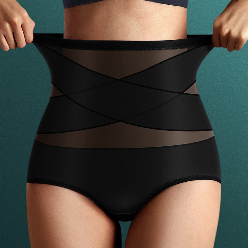 Ice Silk Shaping High Waist Panties
