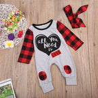 New Girls' Long Sleeve Bodysuit Outfit in European Style