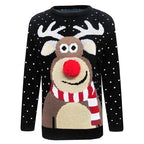 Christmas Sweater for Women with Reindeer Design