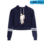 Singer Hoodie Crop Top Series for Women | Streetwear