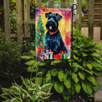 Kerry Blue Terrier Christmas Garden Flag